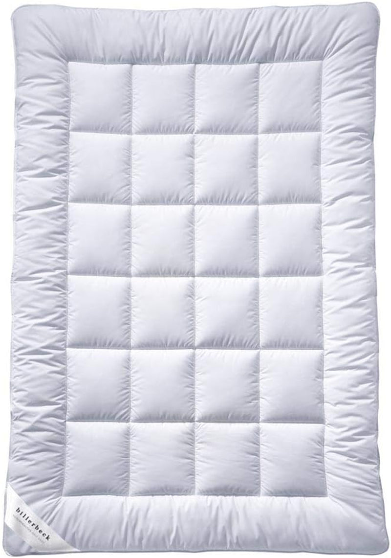 Billerbeck S20 Superlight Quilt - Letní přikrývka - 135 X 200 cm - Lehká letní přikrývka - AIRFILL® - Duté vlákno, 100% Polyester, Bílé přikrývky a přikrývky Naty Shop 155X220 Cm Teplé (W)