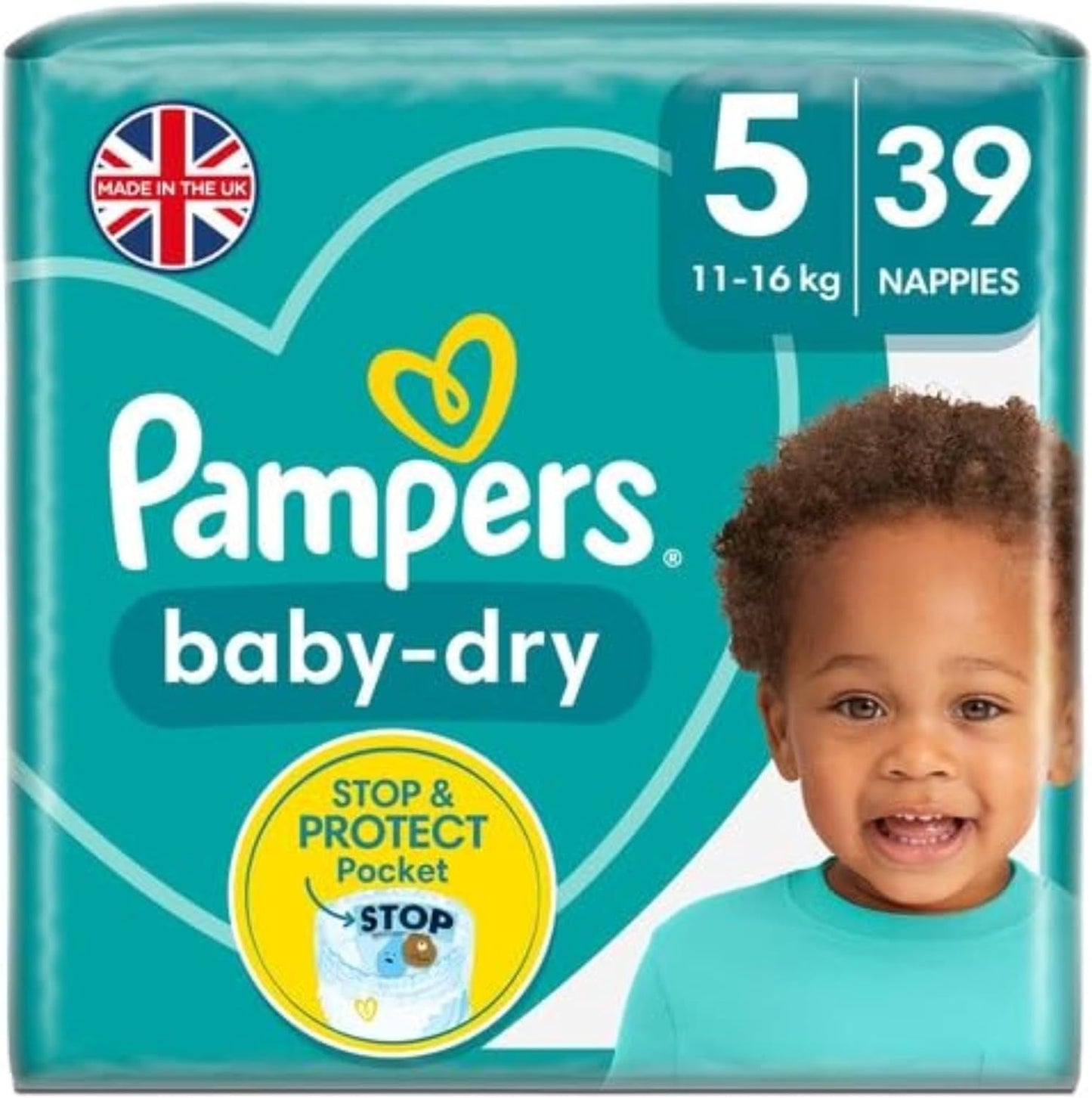Plenky Pampers 81657566 Baby-Dry Pants, bílé