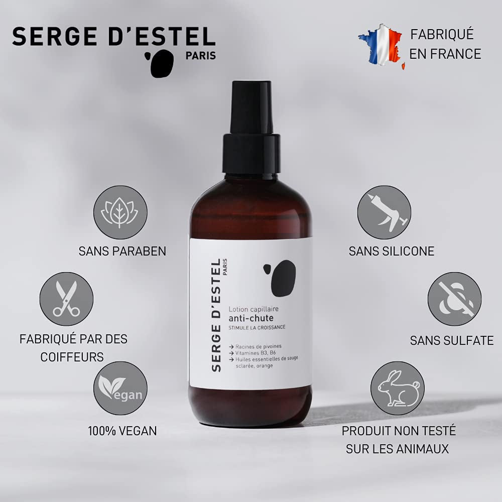 SERGE D'ESTEL PARIS Sprejové mléko proti vypadávání vlasů, 200 ml Péče o vlasy SERGE D'ESTEL PARIS