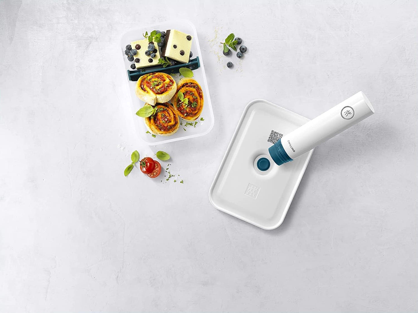 Sada vakuových obědových boxů Zwilling Fresh & Save / lednice, 3 ks, plast, poloprůhledné, úložné boxy La Mer Food Naty Shop