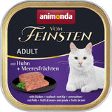 animonda Vom Feinsten Mokré krmivo pro dospělé kočky, odrůda kuře, 6 x 100 g