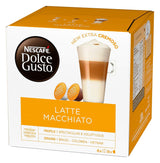 Latte Macchiato | 96 Kaffeekapseln & Latte Macchiato Caramel | 48 Kaffeekapseln | Směs Arabica Robusta | Feines Caramell Aroma a leckerer Milchschaum