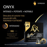 L'OR Espresso Kaffeekapseln Onyx | Intenzita 12 | 200 kompatibilních kapslí Nespresso (R)* – exkluzivně pro Amazon