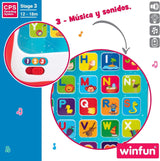 winfun ColorBaby 44256 výukový podnos se světlem a zvukem Hračky pro miminka Naty Shop