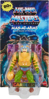Hračka Masters of the Universe Origins, akční figurka Man-At-Arms Duncan z kolekce Cartoon, výška přibl. 14 cm, hrdina s odnímatelným brněním a doplňky, HYD25 Akční figurky Naty Shop