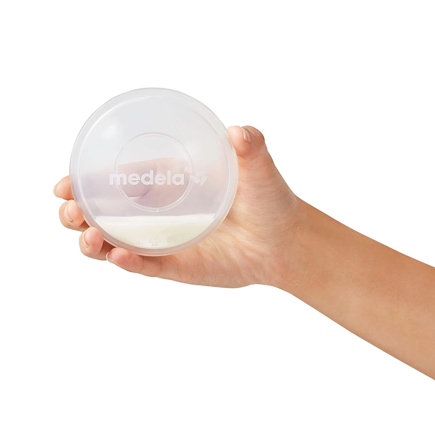 Medela Milk Collection Mušle - BPA-, Vyrobeno z měkkého, flexibilního silikonu, Obsahuje 2 ks Příslušenství Potraviny a kojení Bebe Naty Shop