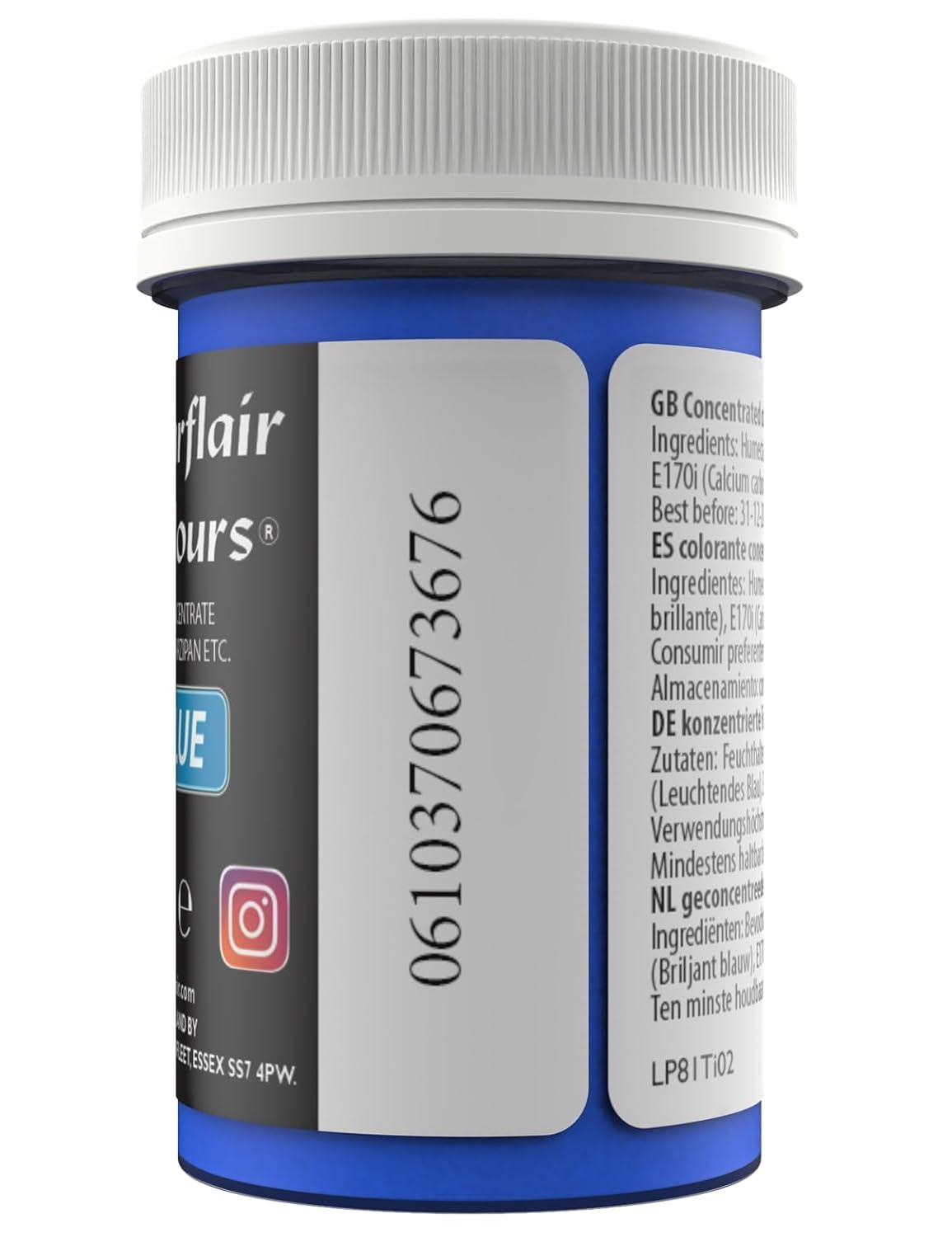 Potravinářské barvivo Sugarflair Paste Pastel Sky Blue, potravinářské barvivo na těstoviny, na fondán a marcipán, koncentrované barvy Spectral - 25 g