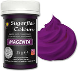 Sugarflair Pasta Potravinářské barvivo pastelově purpurové, potravinářské barvivo na těstoviny, fondán a marcipán, spektrální koncentrované barvy - 25 g