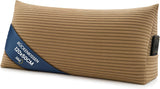 Péřový polštář, zádový polštář, sametový polštář, šířka 70 cm - polštář na čtení na postel, pohovku a pohovku, velký polštář na pohovku, nástěnný polštář, polštář na pohovku, polštář na čtení, podpěra zad, světle šedá