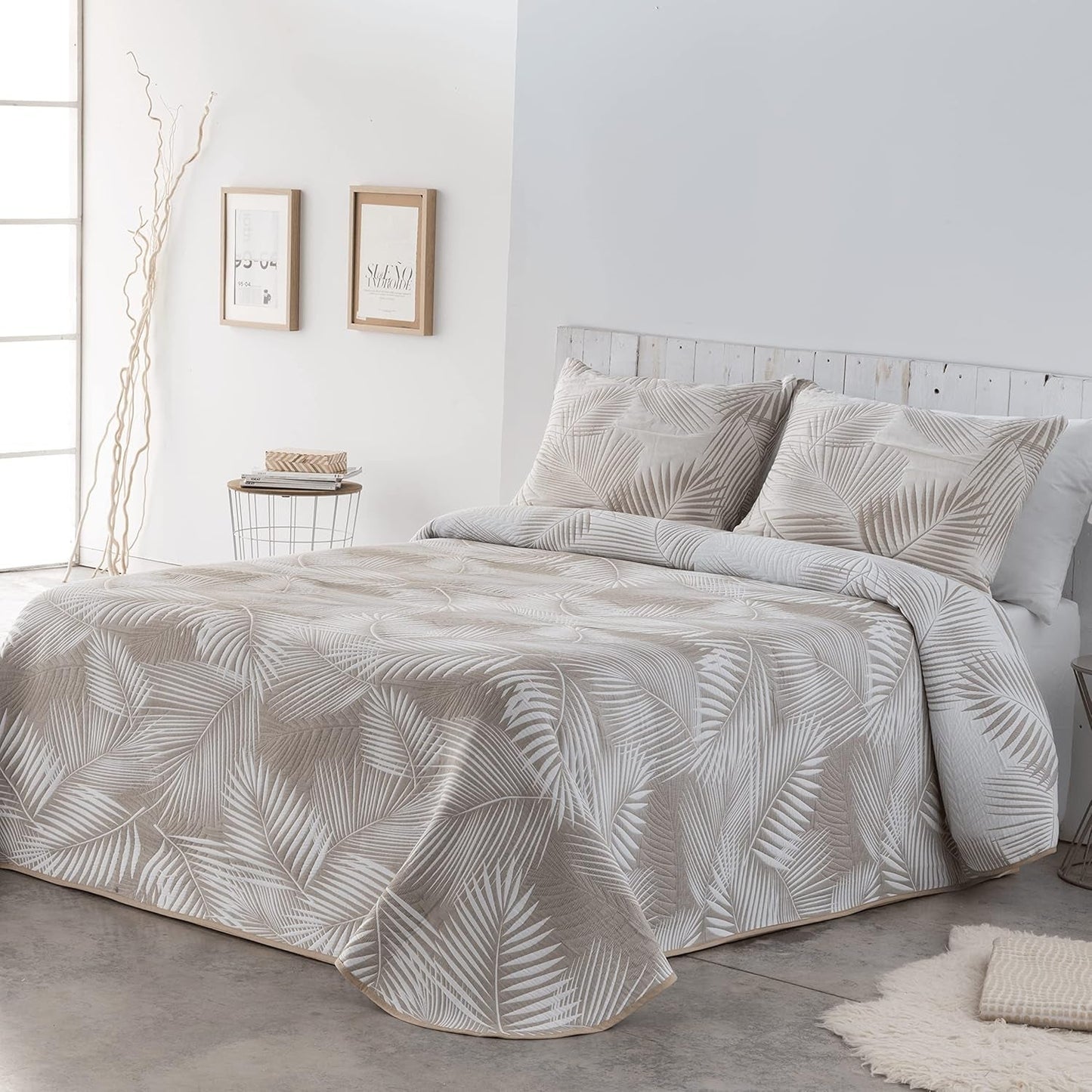 VIALMAN Sofia 30 Bouti Lehká přikrývka na manželskou postel | rozměr přikrývky 250 X 270 cm, šedá Přikrývky a přikrývky Naty Shop Porc 250 X 270 Cm