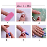 24ks Square Nude French Short Full Cover Umělé nehty Press On Nails For Women Girls