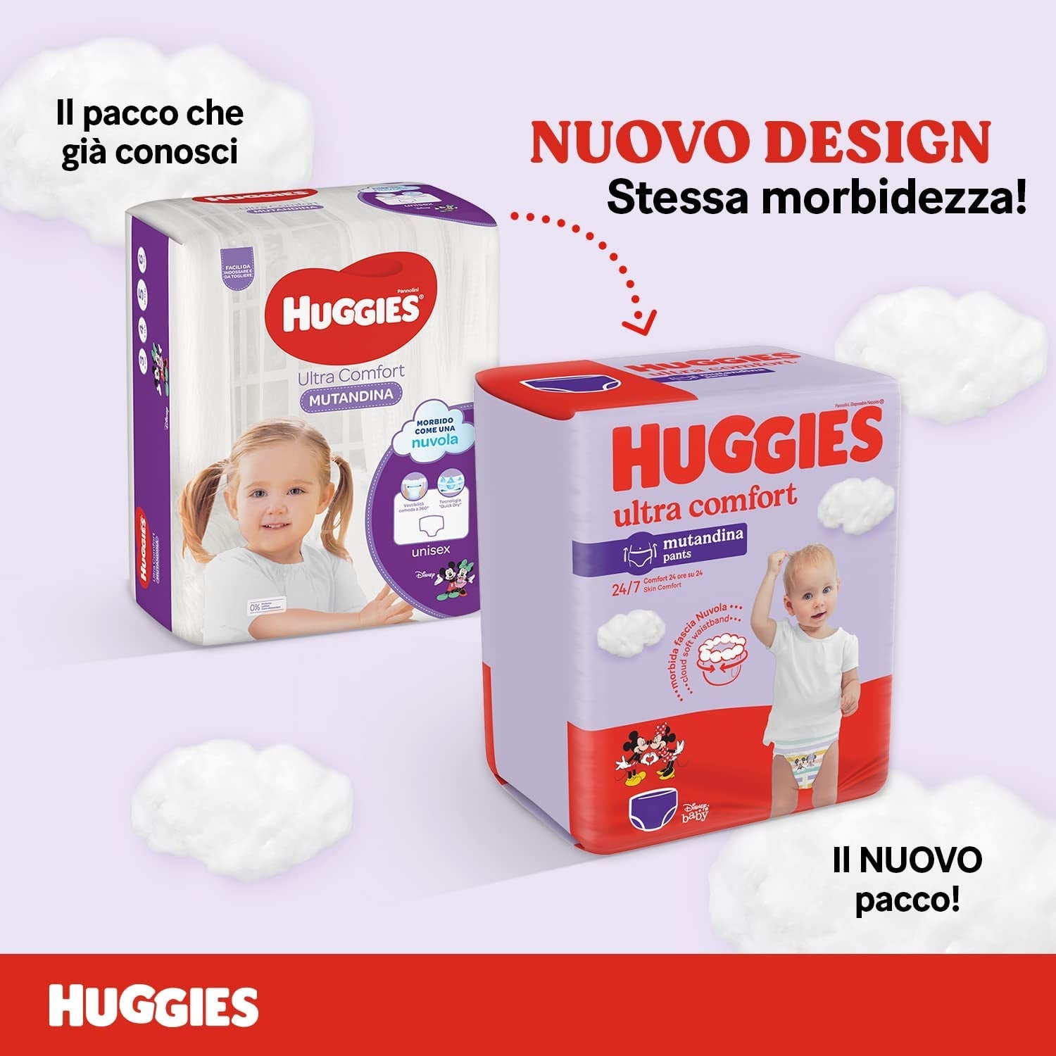 Plenky Huggies Ultra Comfort, velikost 4 (9-14kg), balení 72 ks plen