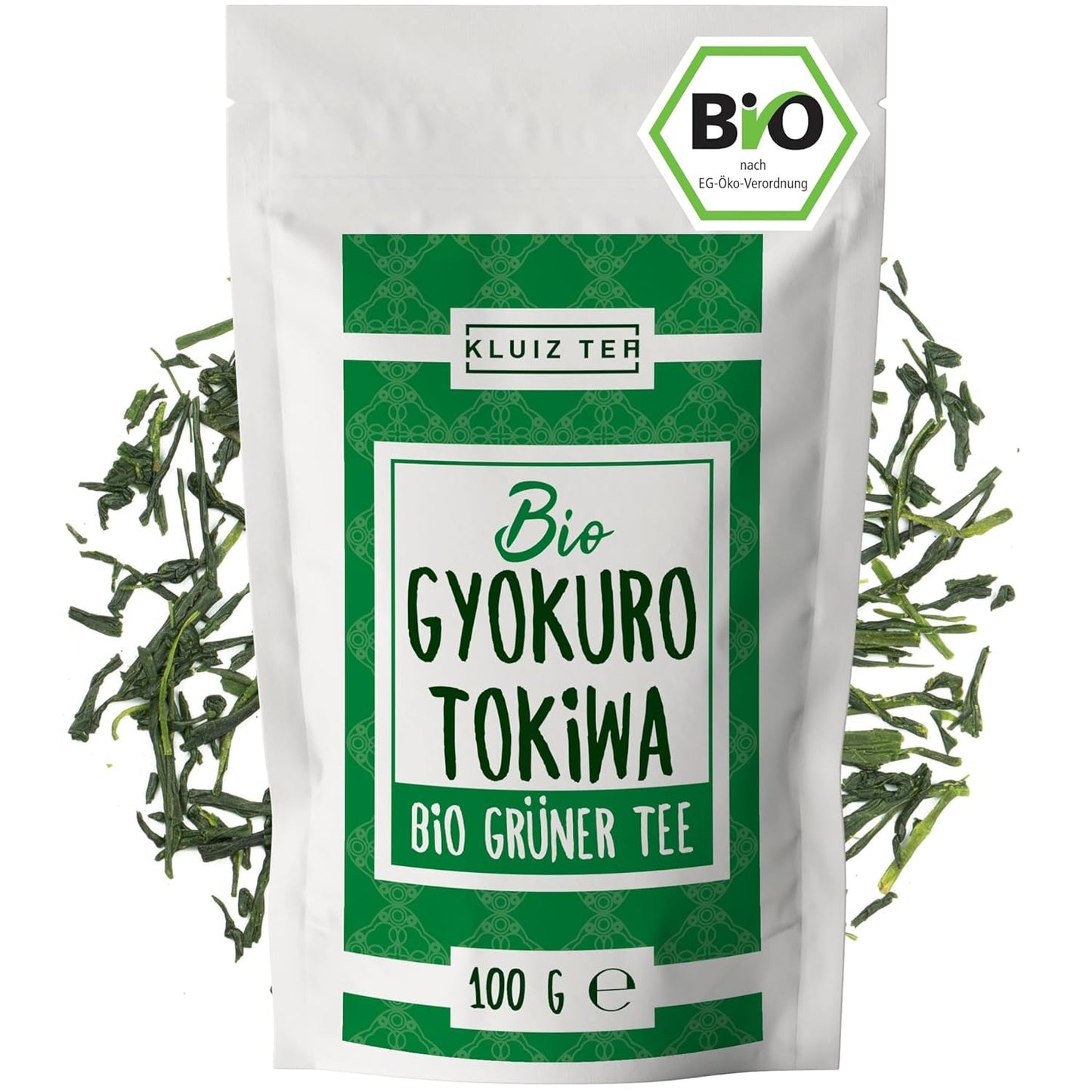 KLUIZ Gyokuro Tokiwa bio - První ručně sbíraná sklizeň - Japonský zelený čaj I 100 gramů I Bio zelený čaj