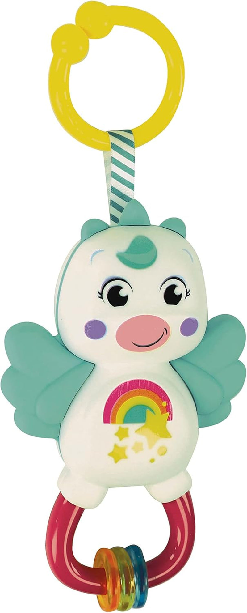 Clementoni 17778 - Little Unicorn Rattle - Sonaglio Neonato Con Massaggiagengive, Giocattolo Bambini 3 Mesi, Rafforza Le Capacità Motorie E Sensoriali - Made in Italy Jucarii Bebe Naty Shop Výchozí název