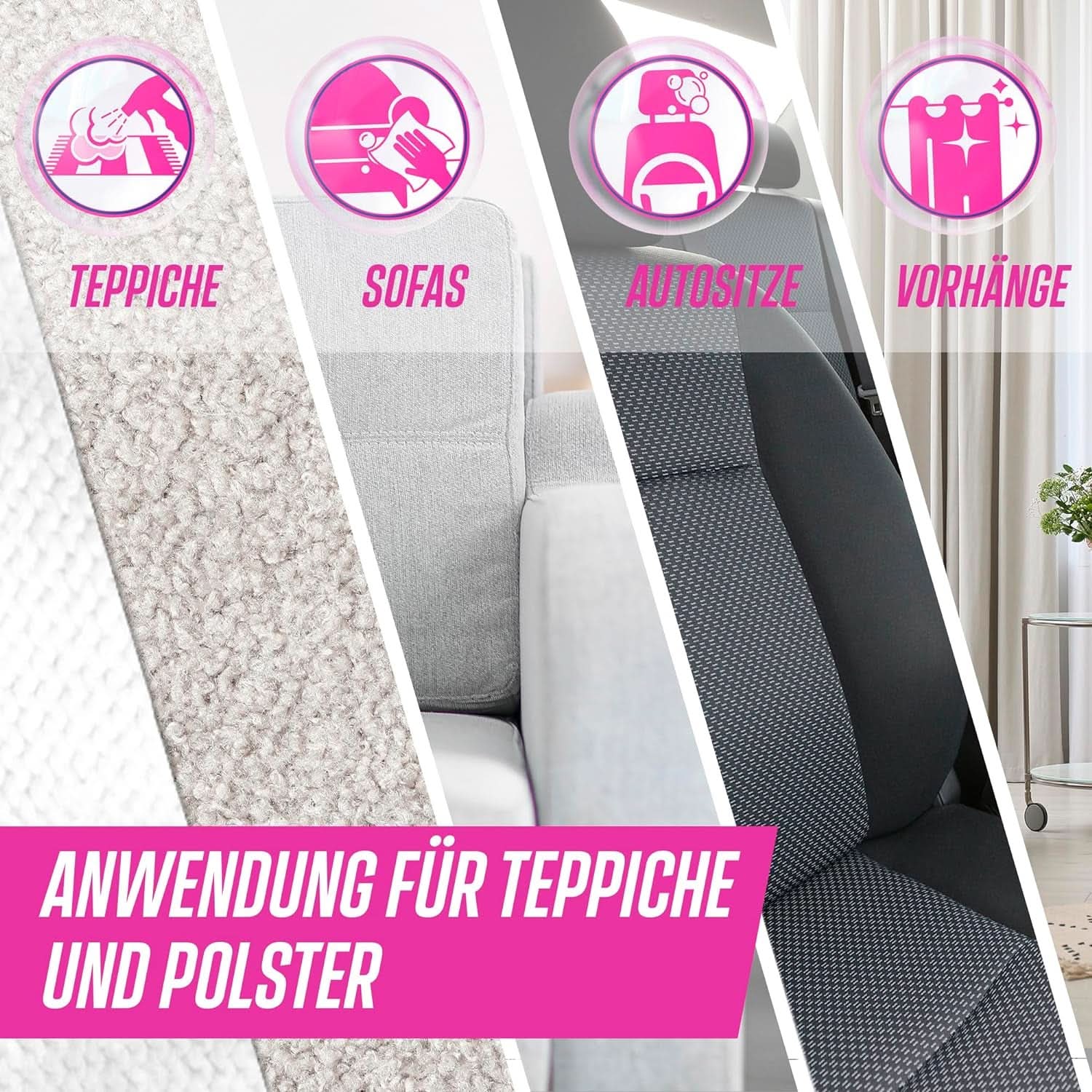 Vanish Oxi Action Multi - Sprej na odstraňování textilních skvrn - 660 ml - Textilní prostředek na koberce a čalounění - proti nečistotám a zápachu moči Naty Shop