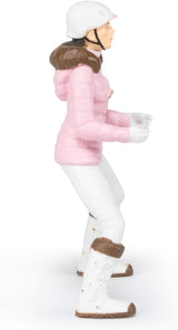 PAPO - Figurka koně - Rider Fashion Winter, vášeň pro ježdění, hračka pro děti od 3 let. Akční figurky Naty Shop