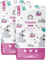 Ultra suché plenky Mama Bear Disney velikost 4 (8-14 kg), bílé, 84 kusů (1 balení) Naty Shop velikost 5+ (11-17 kg) měsíční balení