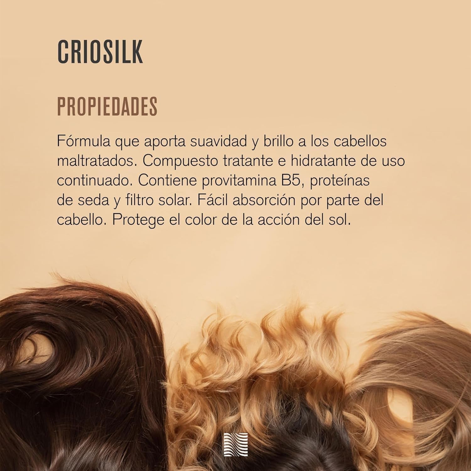 Criosilk vlasový kondicionér, 300 ml, s provitaminem B5 a hedvábnými proteiny, dodává poškozeným vlasům vláčnost a lesk, hydratuje a regeneruje vlasy Naty Shop maska na vlasy