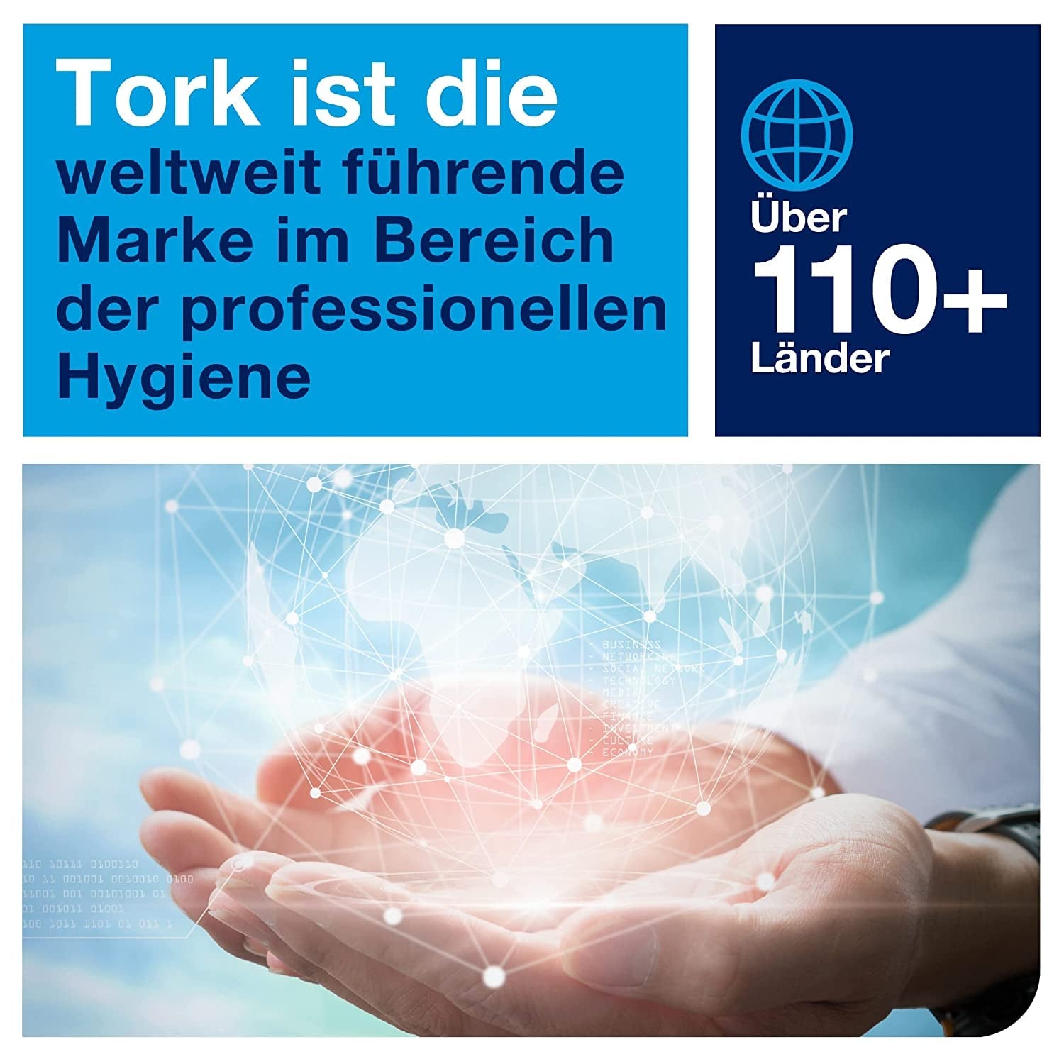 Toaletní papír Tork Jumbo White T1, Advanced, 2 vrstvy, 6 × 380 M, 472118