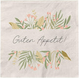 Grafika Werkstatt Serviettes Mit Spruch Groß | 20 kusů | 16,5 X 16,5 cm | Šedá | Dobrou chuť!