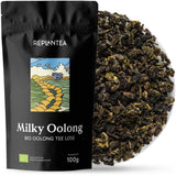BIO čaj Milky Oolong (100 g) | Prémiový sypaný čaj Oolong se smetanovými a sladkými mléčnými tóny | Delikátní čajová specialita | PŘESADIT