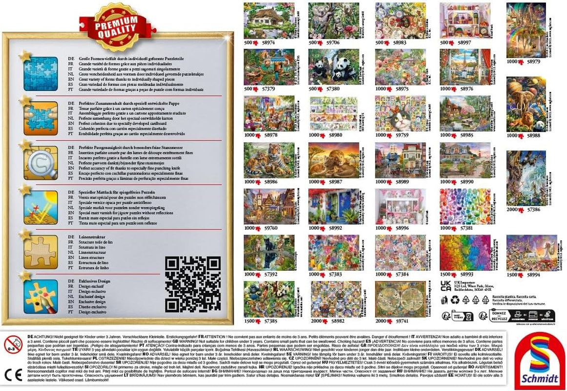 Schmidt Spiele 57379 Camper Romance, skládačka 500 dílků Puzzle Naty Shop