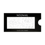 NÉONAIL Nagel Stempel Mit Schaber - Nägel Selber Machen - Razítko na nehty - Nageldesign Für Nagel Schablone - Francouzské nehty Stempel - Silikon Nagelstempel