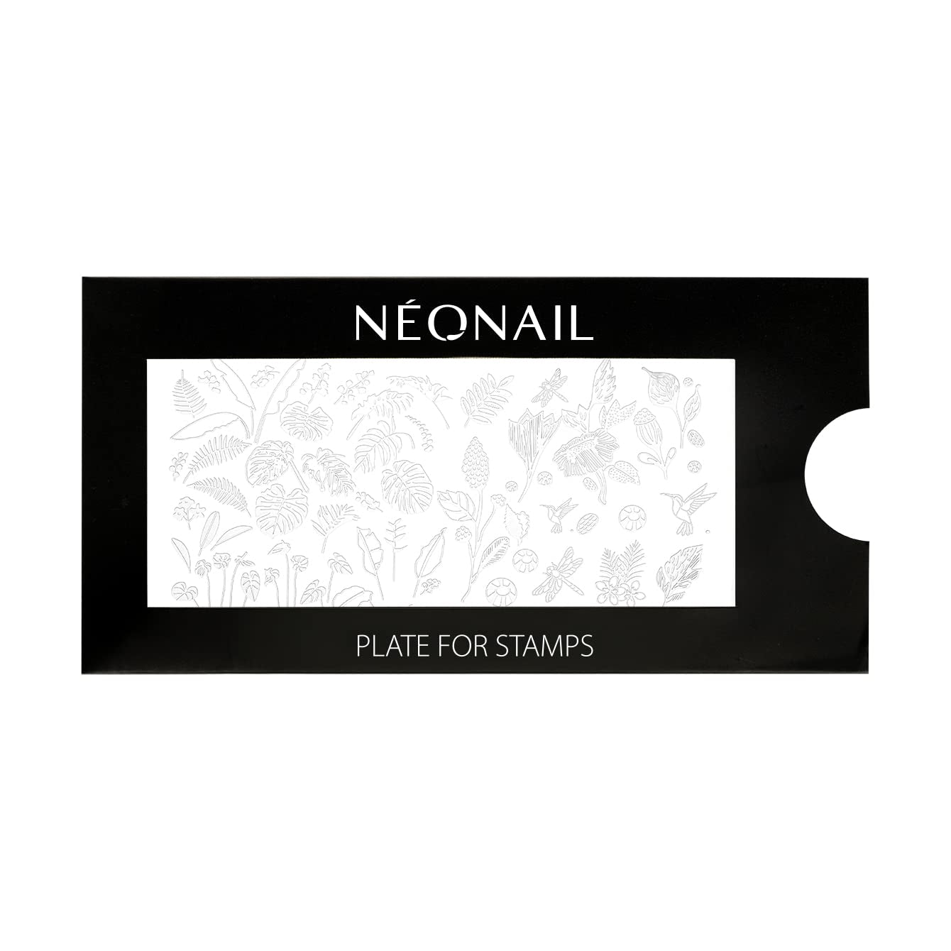 NÉONAIL Nagel Stempel Mit Schaber - Nägel Selber Machen - Razítko na nehty - Nageldesign Für Nagel Schablone - Francouzské nehty Stempel - Silikon Nagelstempel