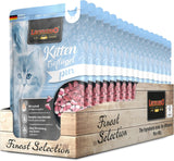 LEONARDO Fresh sáčky [16 x 85 g vlhké krmivo pro kočky, bez obilovin] | Kompletní mokré krmivo v jednotlivých sáčcích