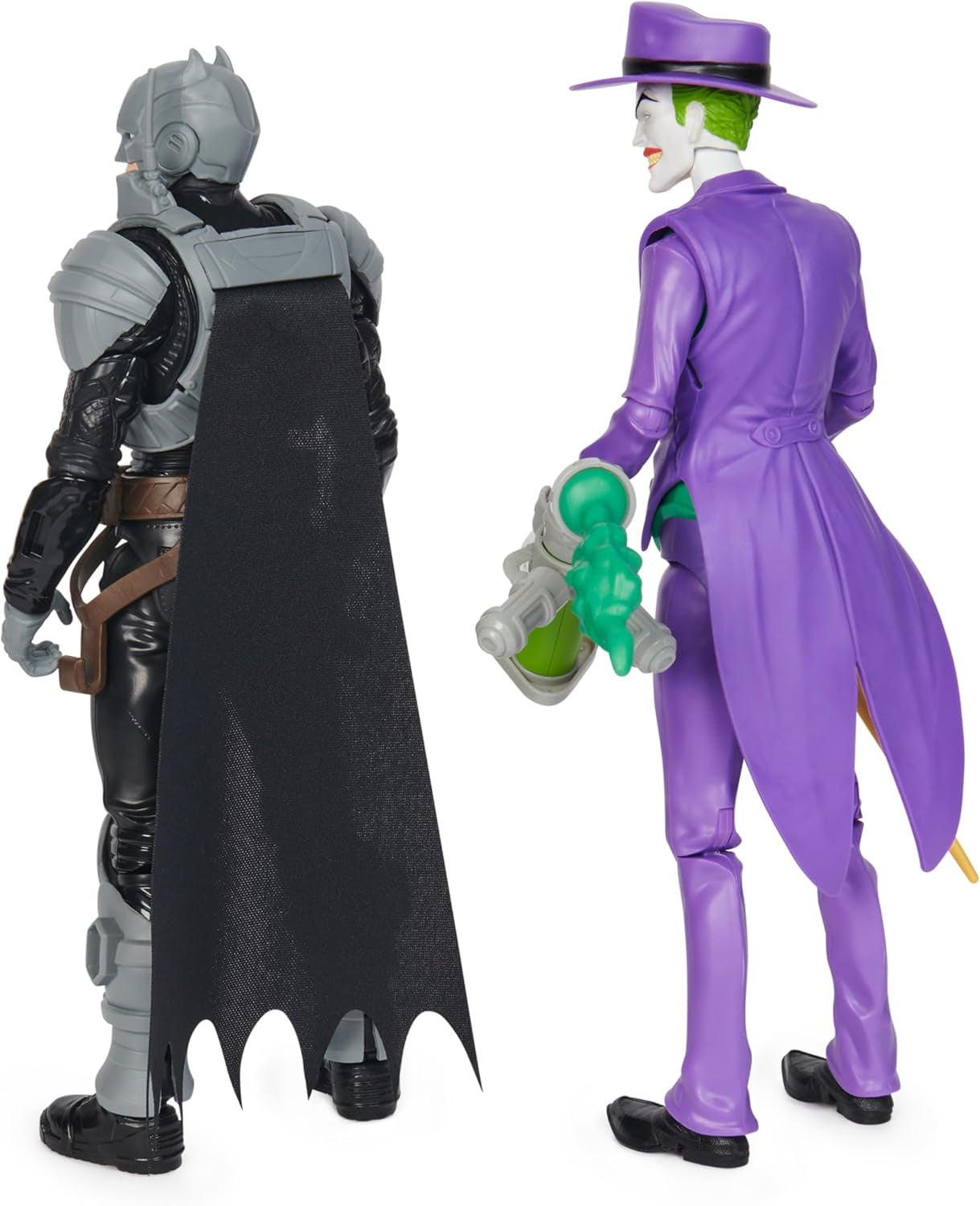 DC Batman Adventures Sada akční figurky Batman vs the Joker, 30 cm – 2 plně pohyblivé figurky s 12 ozubenými koly pro vzrušující hraní rolí, hračka pro 4+ děti Akční figurky Naty Shop