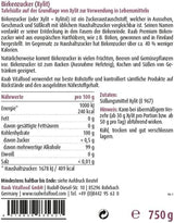 Raab Vitalfood Premium Birkenzucker, Xylit, Vegan, 1:1 Zucker-Alternative, Süßungsmittel, Zahnfreundlich, Vorratspack, 750 G sladidla Naty Shop