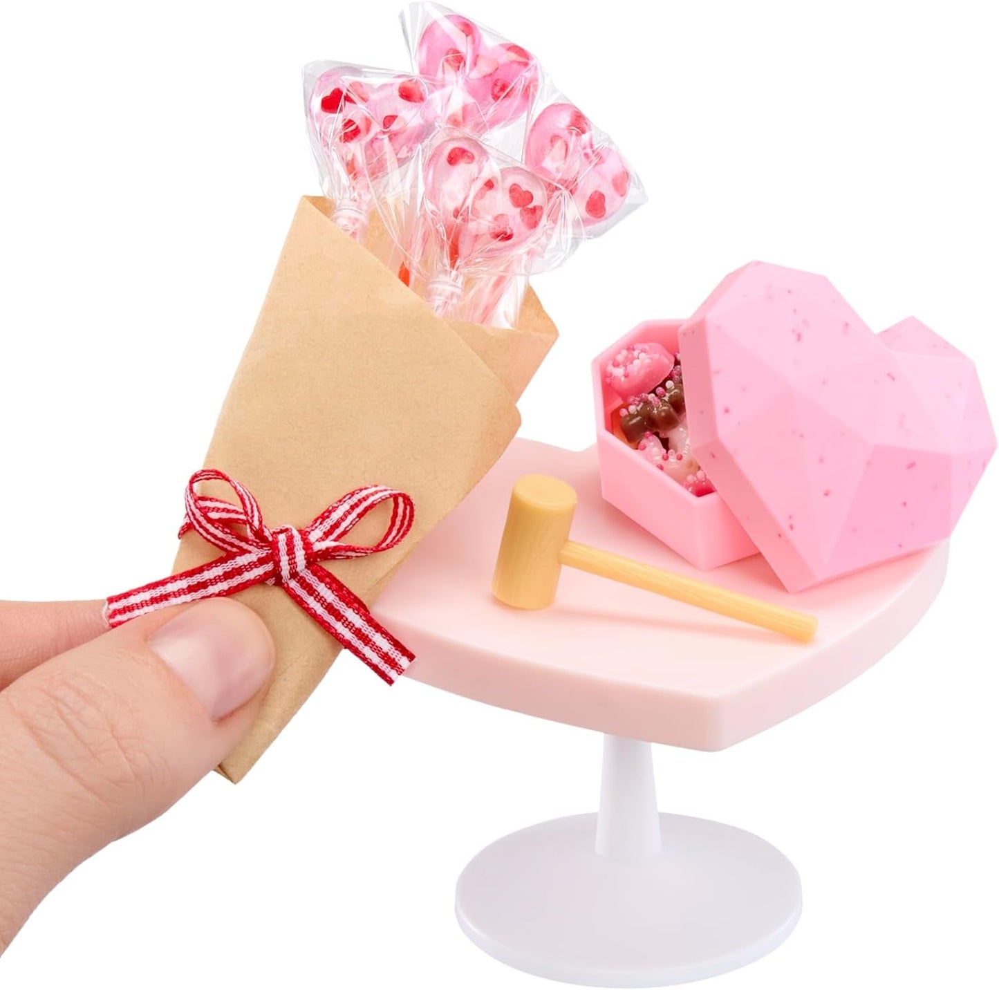MGA Miniverse – Make It Mini with Love – Mini sběratelské předměty, DIY Resin Craft Kit, valentýnská série, repliky jídla, nejedlé – pro sběratele a děti od 8 let