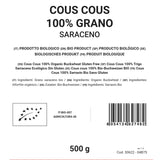 100% bio pohankový kuskus, 500g, bez lepku