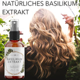 Vlasová kúra s výtažkem z bazalky z Nordic Pure | Pro péči o tenké, suché a křehké vlasy | Může zabránit vypadávání vlasů 100ml vlasová péče Naty Shop
