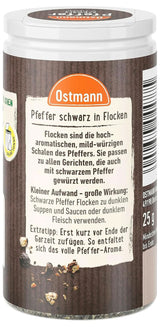 Ostmann - Vločky černého pepře, 25 gramů Condimente Naty Shop