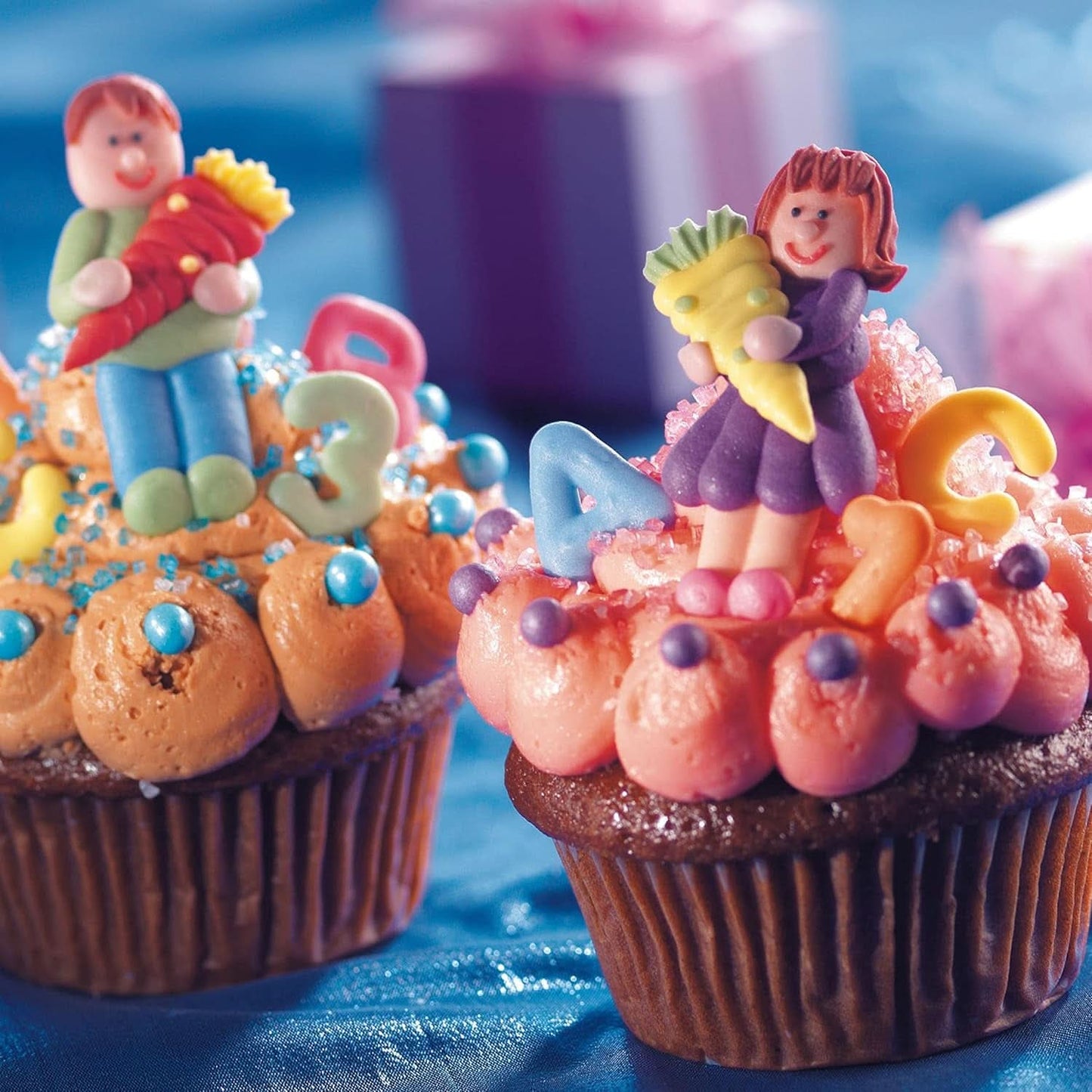 Günthart, 8 cukrových figurek pro začátek školy a dopisy, 115 gramů Sprinkles Naty Shop