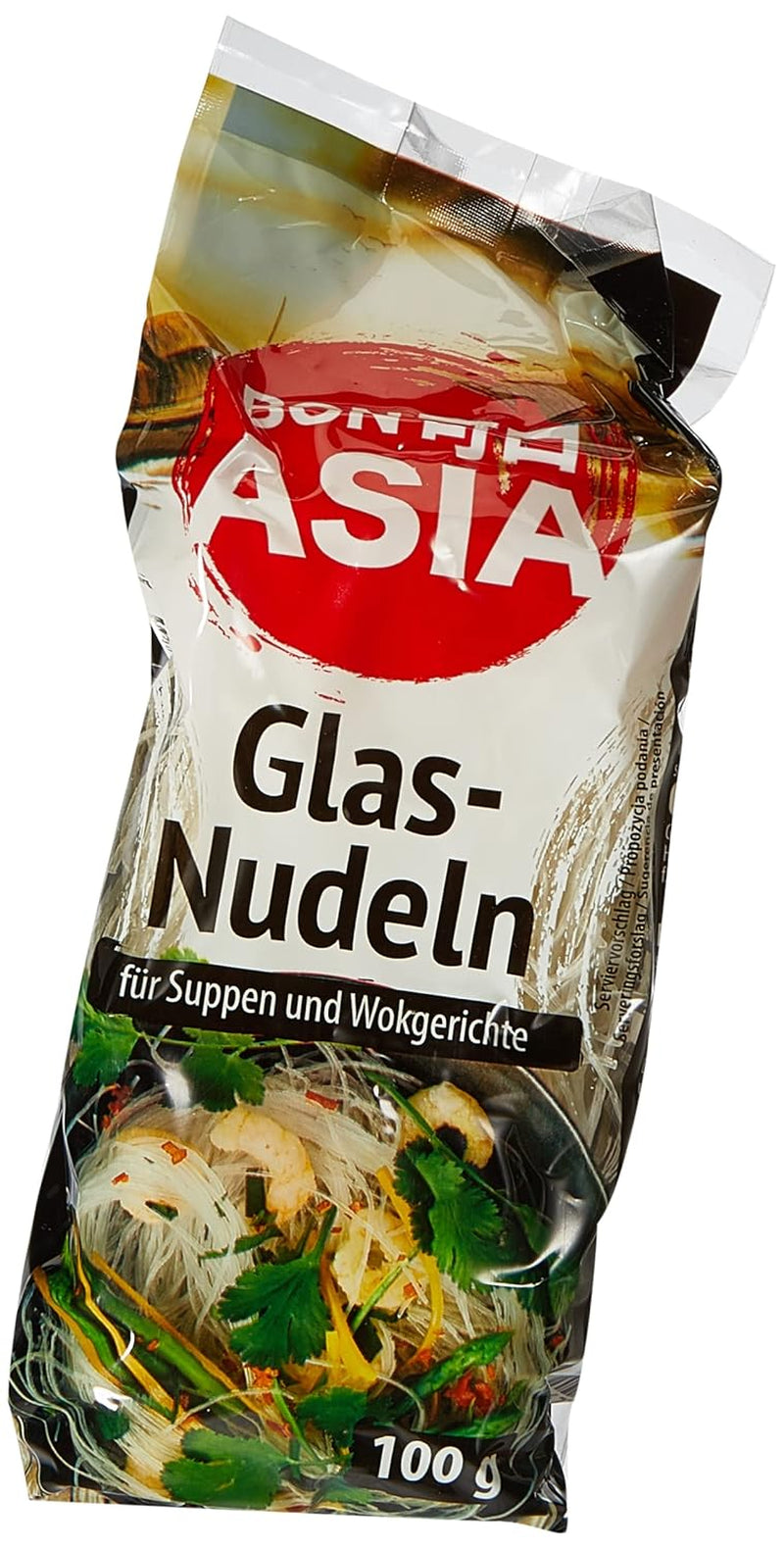 BONASIA skleněné nudle, dlouhé, balení 15 ks (15 x 100 g)