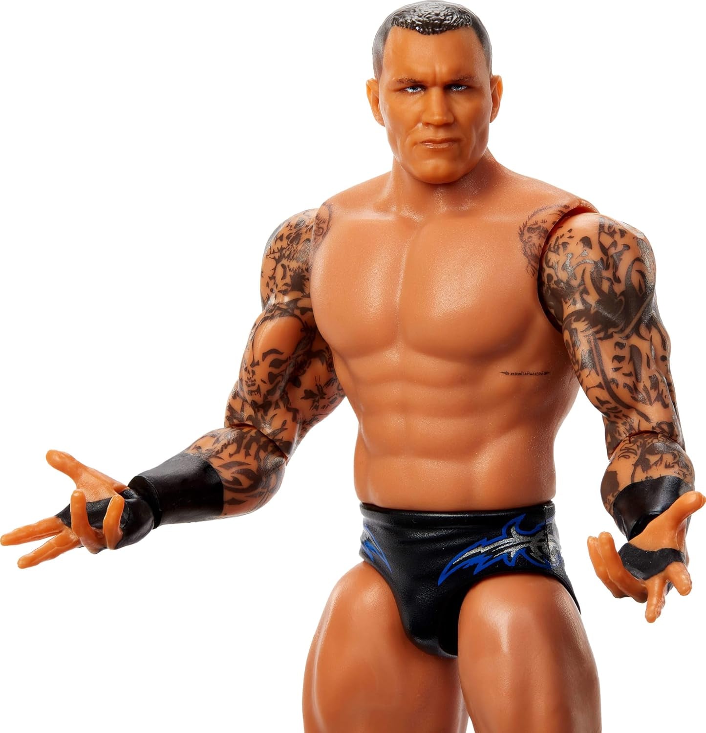 Akční figurka Mattel WWE Randy Orton, hlavní bitevní série #154, přibl. 15 cm vysoká Sběratelská postava s 10 body pohybu a realistickým vzhledem, JCV42, [Vícebarevné] akční figurky Naty Shop