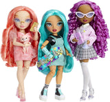 Panenka Rainbow High Fashion - Pinkly Paige - Růžová módní panenka v módním oblečení - s brýlemi a více než 10 barevnými doplňky na hraní - Ideální pro děti od 4 do 12 let a sběratele