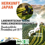 ORIGEENS BIO MATCHA CEREMONIÁLNÍ STUPEŇ "SHIKA" - Organický japonský čaj ze Shizuoka - Matcha Latte/Usucha - 30g doplňovací sáček - Ceremoniální stupeň organického Matcha zeleného čaje v prášku