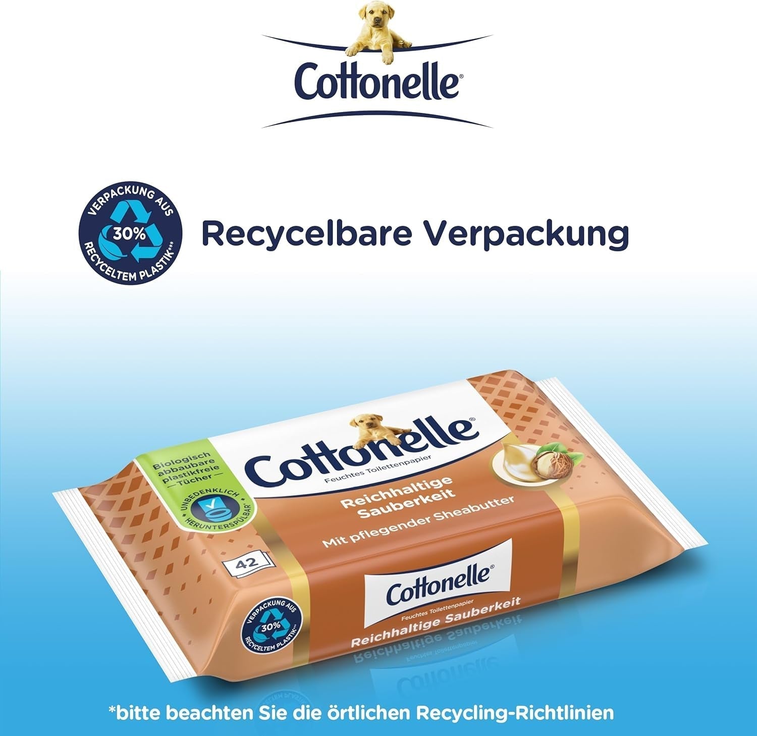 Vlhčené ubrousky, můj zážitek z lázní – kašmír a bambucké máslo, biologicky odbouratelné, bez plastů, znovu uzavíratelné, výhodné balení, 12 x 42 vlhčené ubrousky