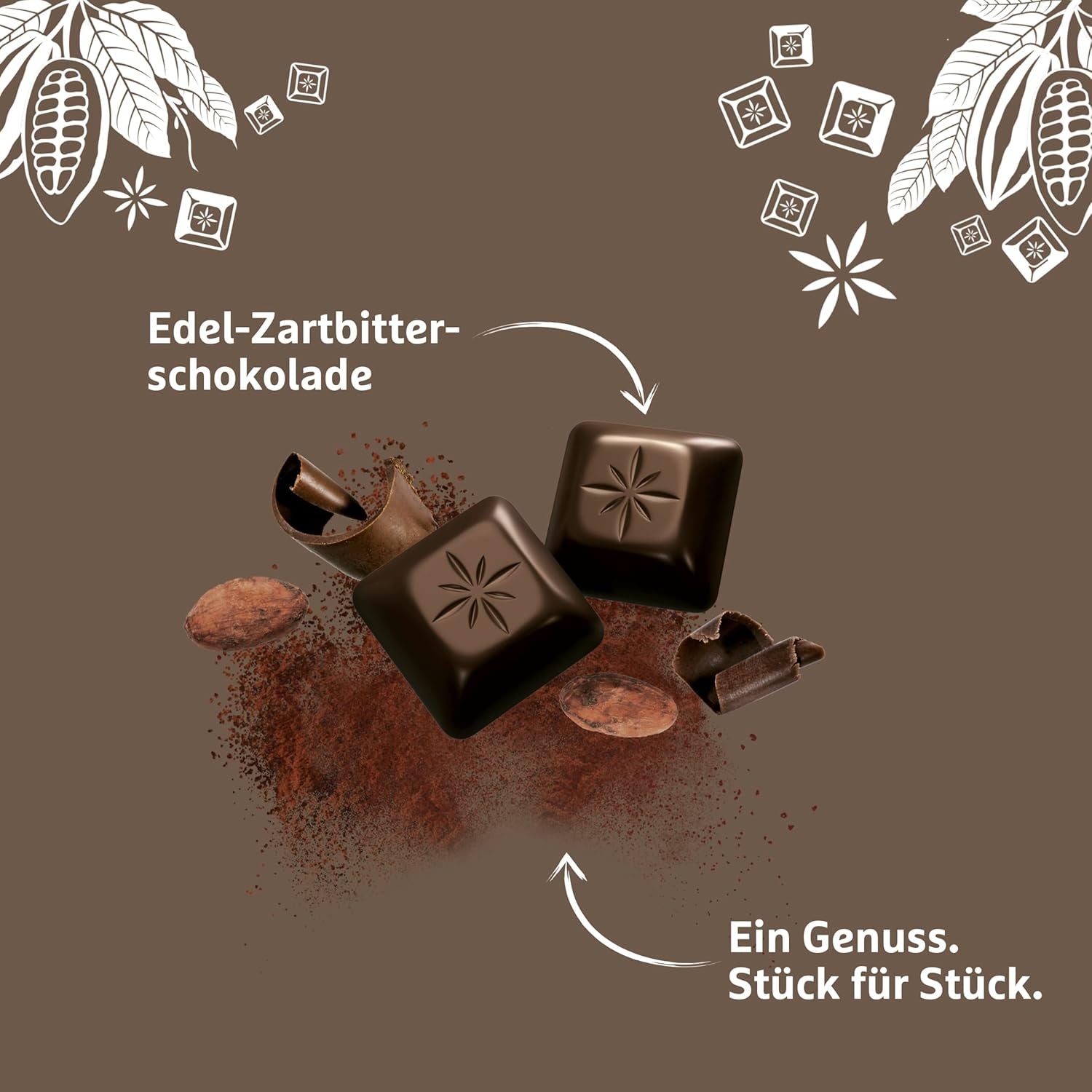 Hořká čokoláda Schogetten (50% kakaa), 100g