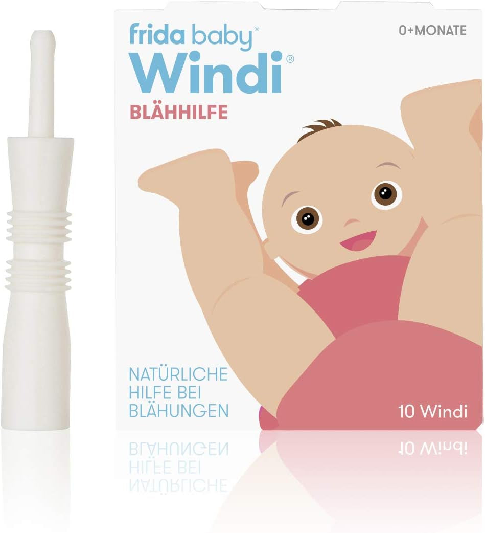 Fridababy Windi Úleva od plynu pro děti od 0 měsíců 10 kusů Jednorázové katétry Úleva od zemního plynu 20437