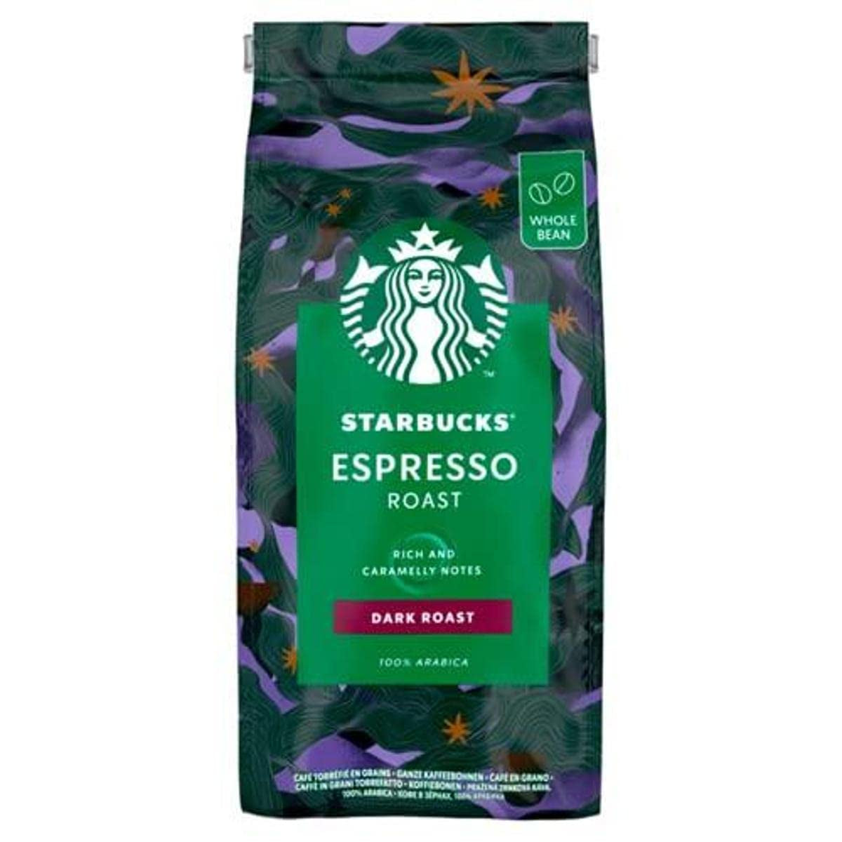 Starbucks® – černá pražená zrna espressa – 450 g