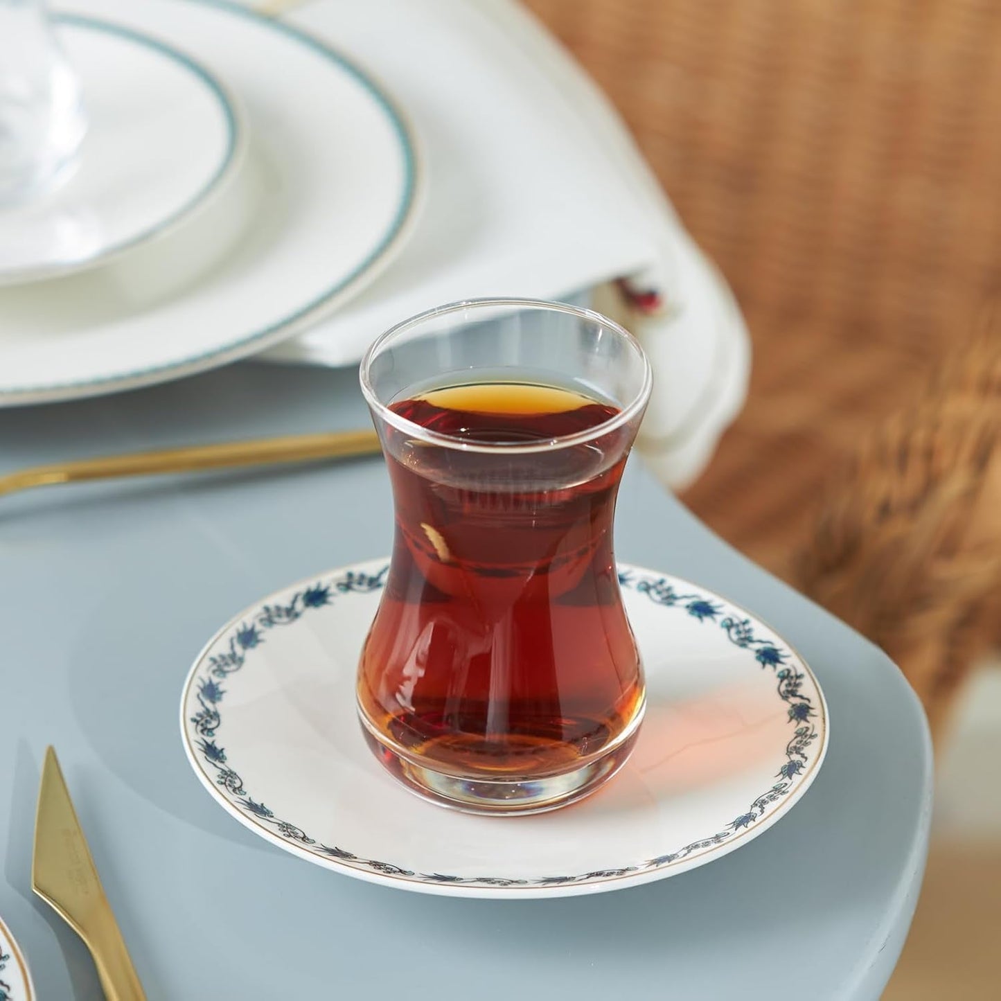 Sada dezertů Karaca İznik pro 6 osob, 18 kusů - elegantní nádobí pro lahodné dezerty