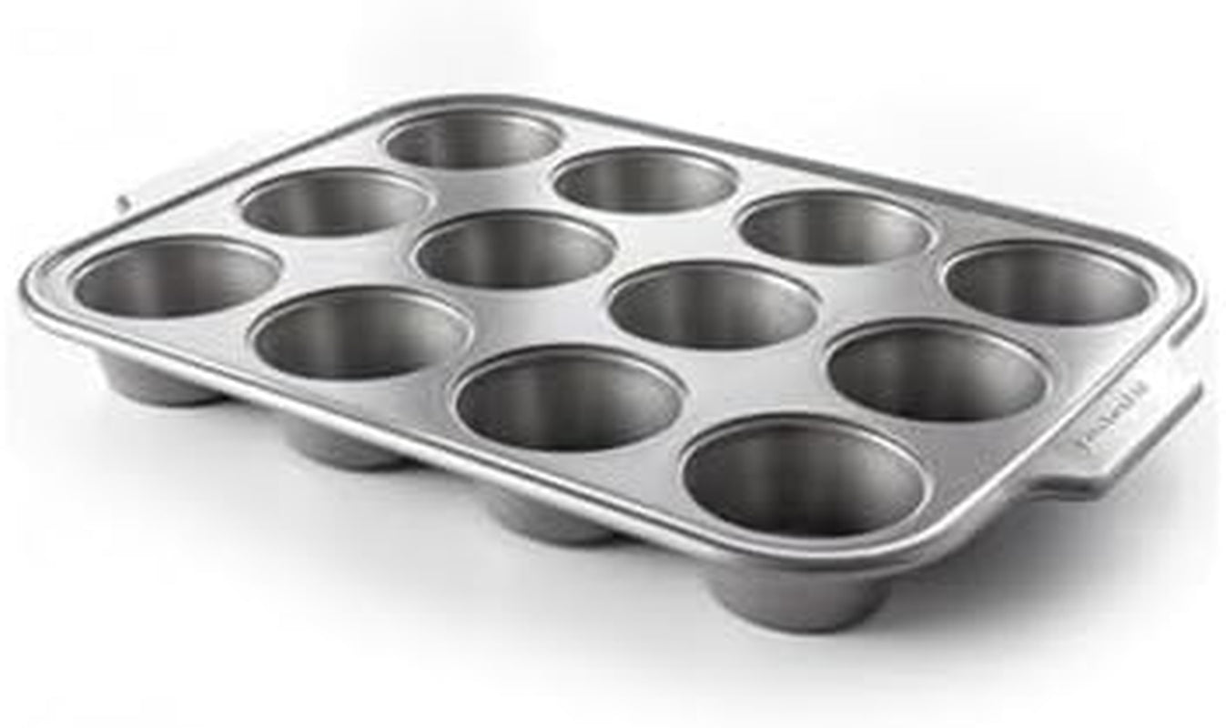 Kitchenaid hliníkové plechy na pečení Plech na muffiny Nepřilnavý do trouby Vhodné do myčky na nádobí Šedé Naty Shop pekáče a plechy