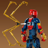 Stavebnice LEGO Marvel Iron Spider-Man Superhrdinská akční hračka pro děti 8+ Chlapci a dívky Sada brnění Sestavitelný model Avengers Tip na dárek pro filmové fanoušky Marvel 76298 Stavebnice Beuche den LEGO-Store