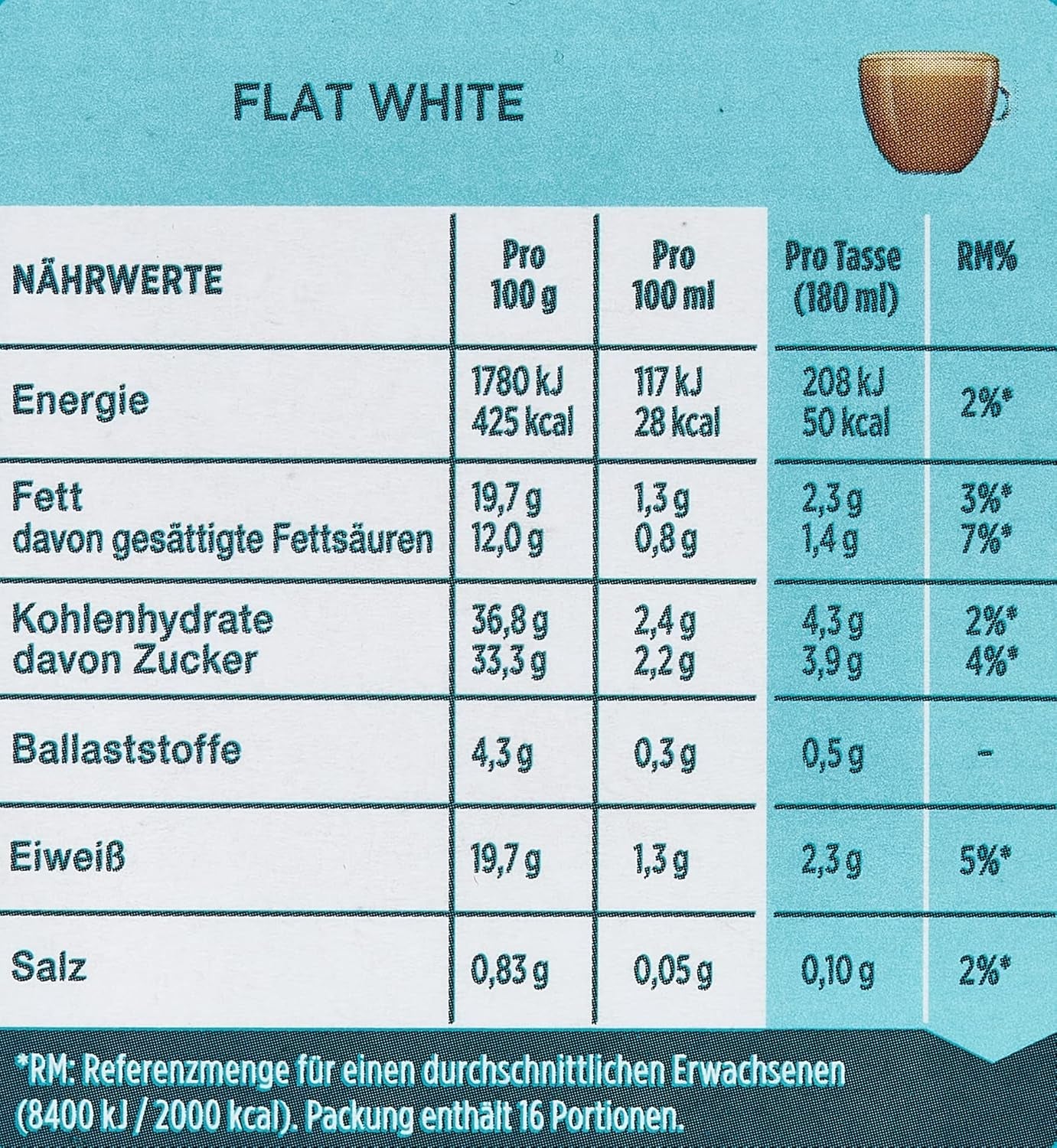 NESCAFÉ Dolce Gusto Flat White, 48 kávových kapslí, Arabica a Robusta Bohnen, Cremig-Milchiger Genuss, Kaffeekreation, Coffee-Shop Trend, Aromaversiegelte, 9er Pack (3x16 kapslí)