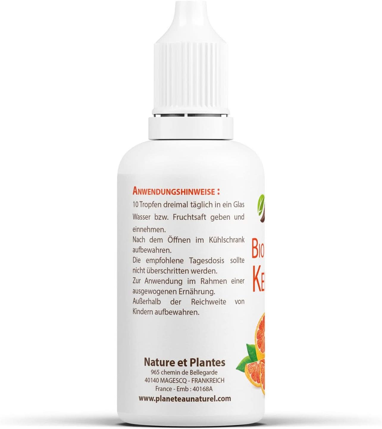 Bio extrakt z grapefruitových jadérek 50 ml - bez alkoholu Arome Naty Shop