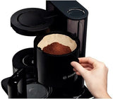 Espresso Bosch Styline TKA8013 s filtrem, senzor aroma, skleněná karafa na konzervaci aroma 1,25 l, 10-15 šálků, automatické vypnutí, systém odvápnění, systém proti odkapávání, otočný držák filtru, 1160 W, černá